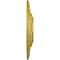 Ekena Millwork Orleans Ceiling Medallion (Fits Canopies up to 4 5/8"), 17 5/8"OD X 3 5/8"ID X 1 7/8"P, Rich Gold CM17OLRGS - alternate 5